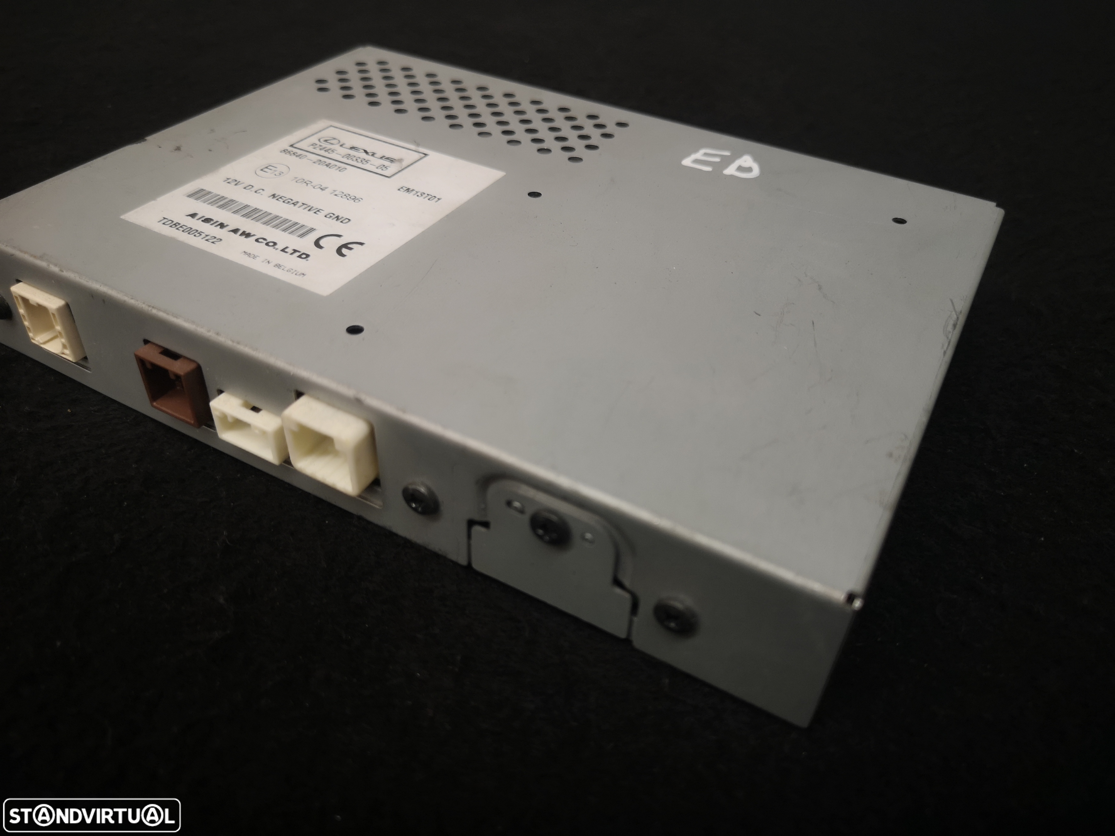 Centralina modulo GND  12V D. C. NEGATIVE LEXUS CT200H 2014-2019 - 2