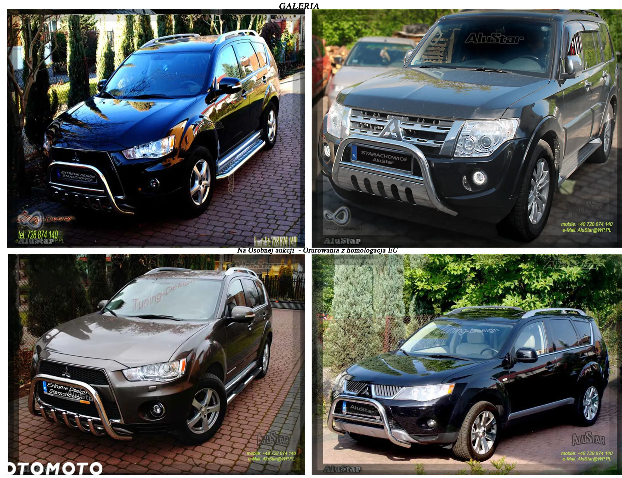 Mitsubishi Outlander Podesty Orurowanie Orurowania - 10