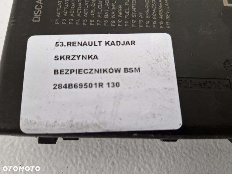 RENAULT KADJAR SKRZYNKA BEZPIECZNIKÓW BSM 284B69501R - 7