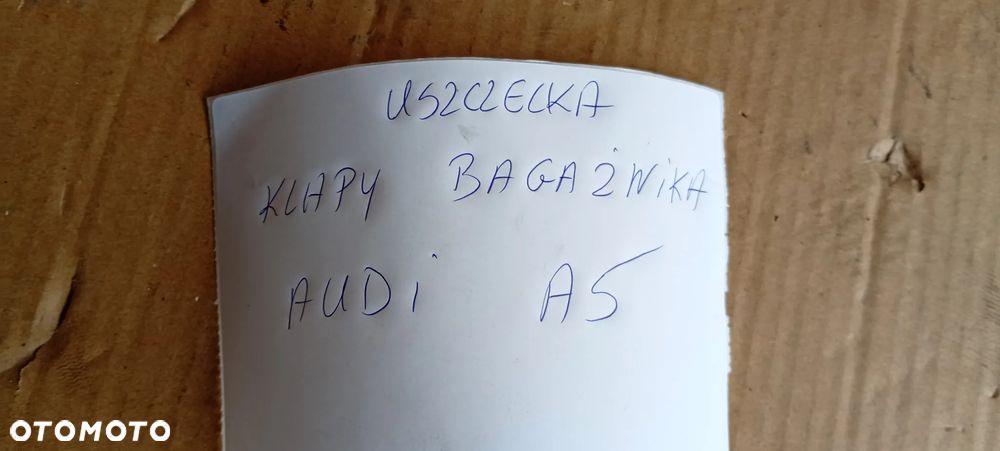 Uszczelka klapy bagażnika Audi A5 8T Coupe - 8