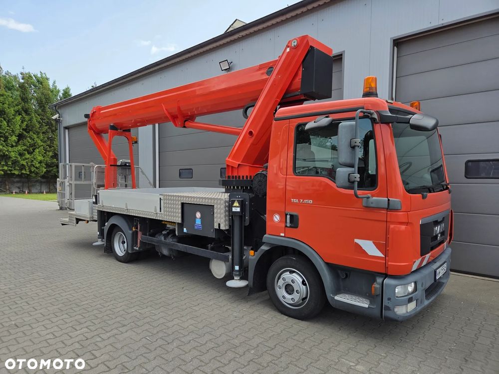 MAN TGL 7.150 - 33 m RUTHMANN T 330 Podnośnik koszowy montażowy ZWYŻKA WUMAG Palfinger jak WT 300 GSR Multitel Bronto Skylift Teupen Omme JLG Genie UDT - 6