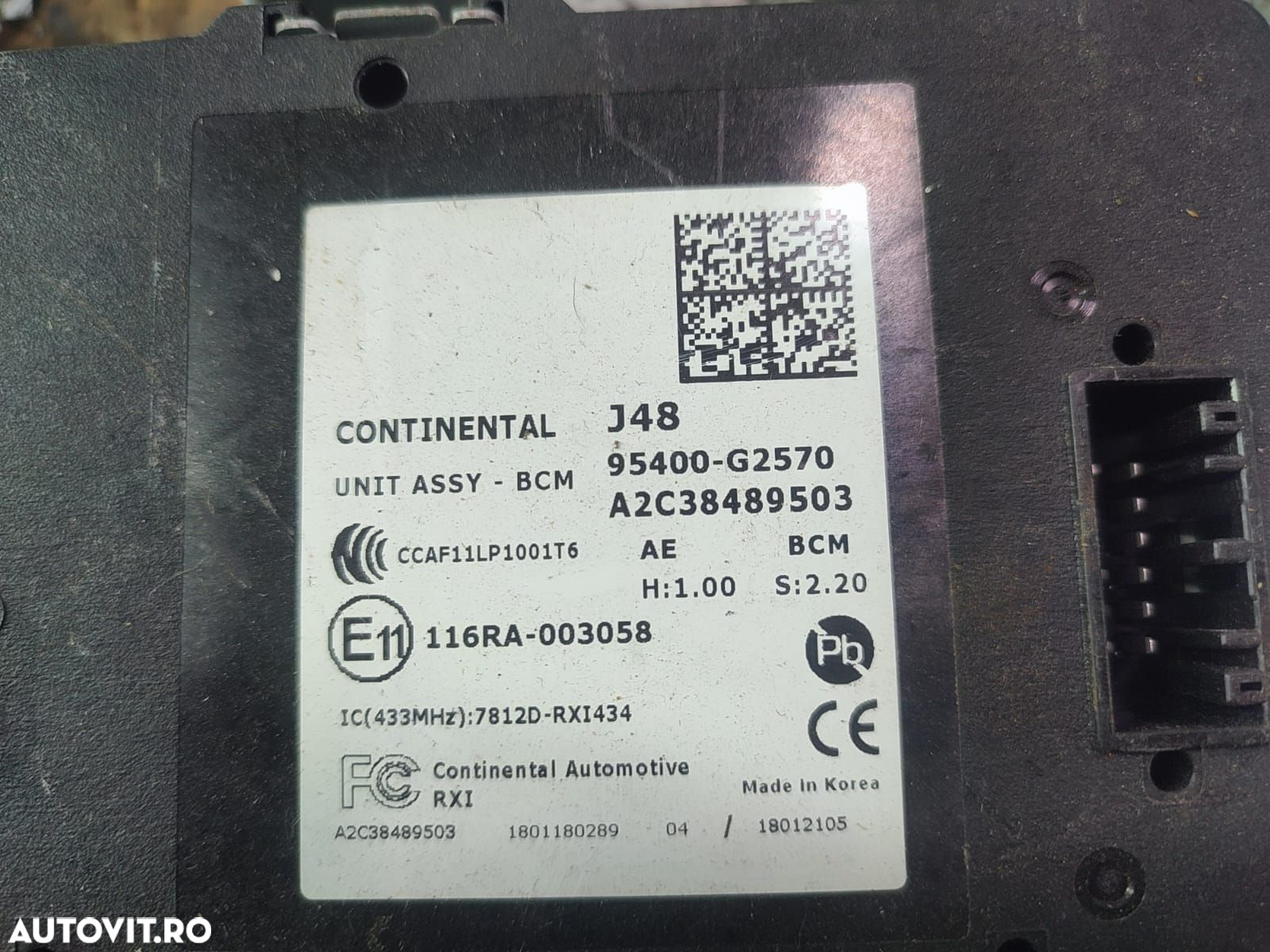 Modul 95400-g2570 Hyundai Ioniq AE [2016 - 2020] 1.6 hybrid G4LE - 3