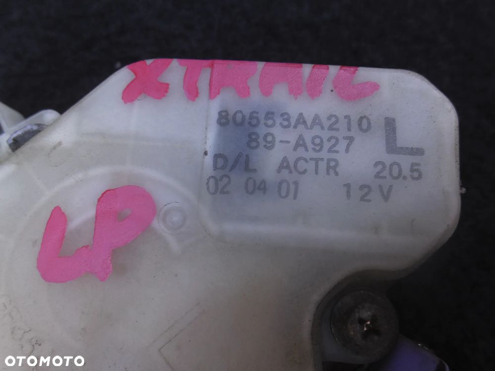 ZAMEK DRZWI LEWY PRZÓD NISSAN X-TRAIL I T30 4 PIN 80553AA210 EUROPA - 4