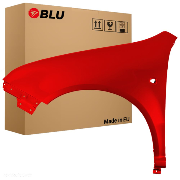 BLU Błotnik SKODA FABIA I 1 6Y 8151 lewy czerwony 99-07 przód ocynk CorridaRot