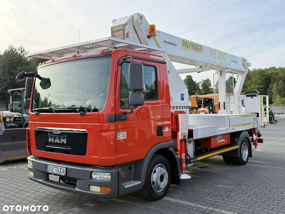 MAN TGL 7.150 Zwyżka Wumag-Palfinger WT300 wysięg 30m-bok 20m+Pilot - 4