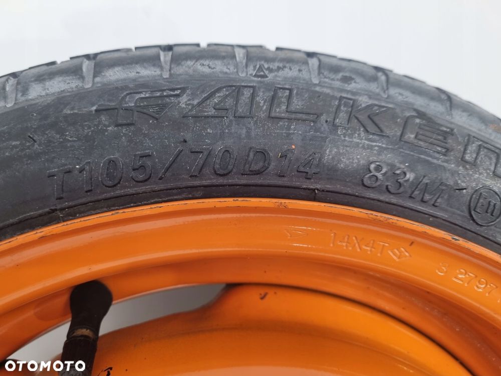 KOŁO DOJAZDOWE 105/70 D14 R14 14X4T 4x100 Daihatsu Move YRV Tanto zapasowe - 5