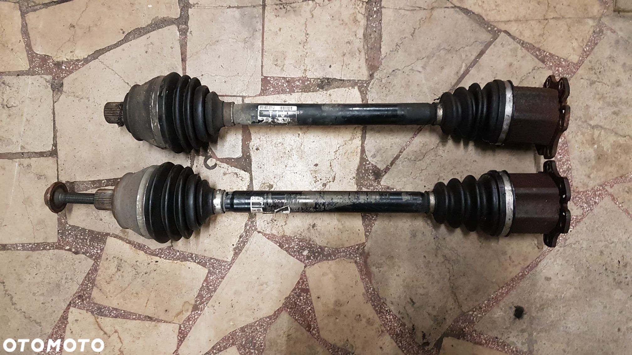PÓŁOŚ LEWA PRAWA PRZÓD AUDI A6 C6 2,7 3,0 4F0407271J T1J - 1