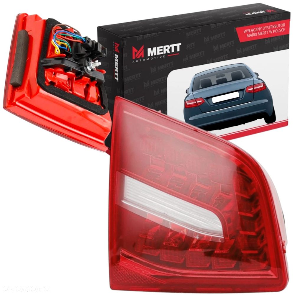 ZESTAW Lampa PRAWA+LEWA LED Audi A6 C6 08-011 sedan w błotnik + KLAPE TYLNE - 4
