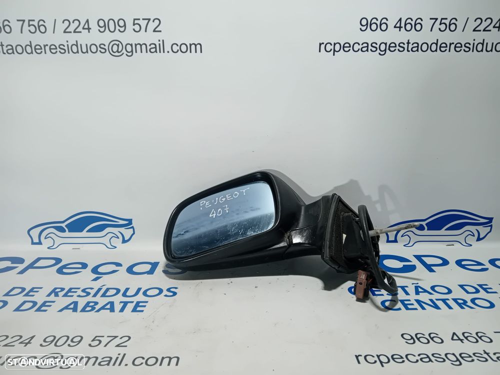 .Espelho Retrovisor Lateral Esquerdo Peugeot 407 Original