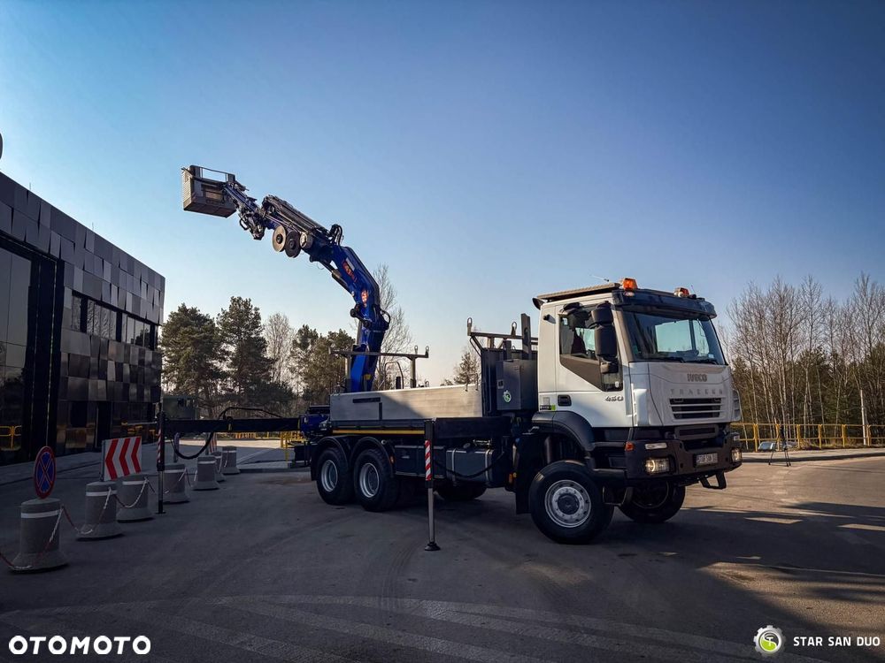 Iveco Iveco TRAKKER 450  6x6 PM 44 FLY JIB Żuraw Kosz - 13