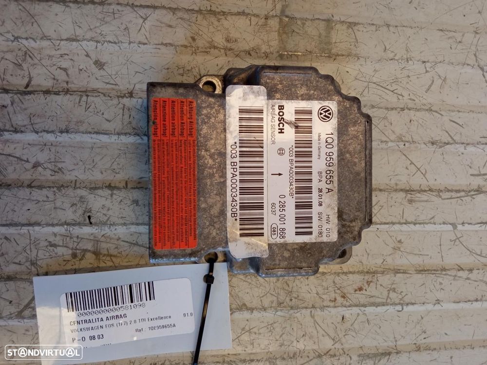 CENTRALINA DE AIRBAG VOLKSWAGEN EOS 1F72006 - 1