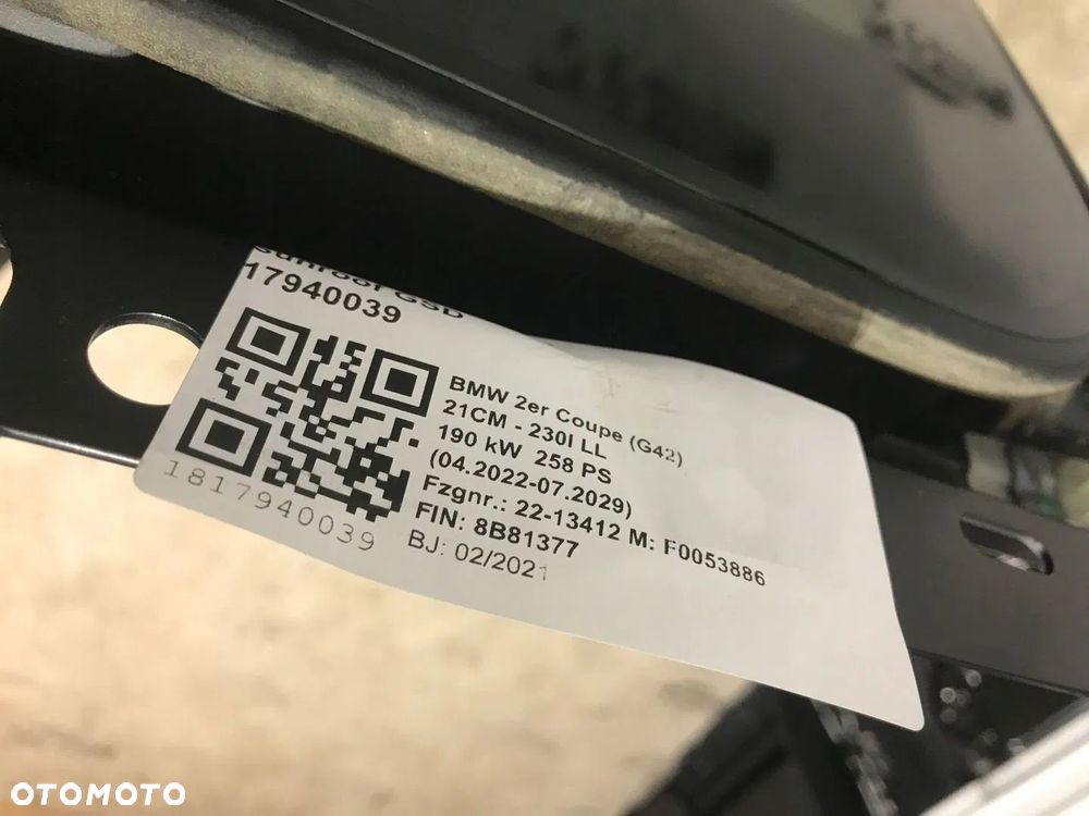 SZYBERDACH SZKLANY DACH BMW 3 G20 2 G42 4 G26 i4 G26 M3 G80 - 12