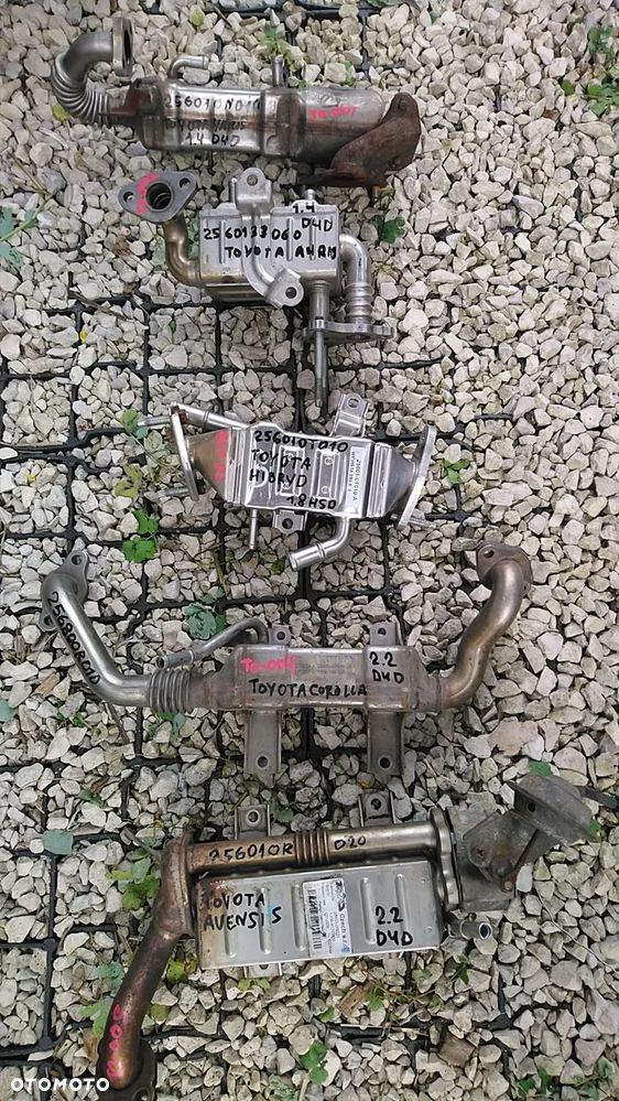 TOYOTA CHŁODNICA CHŁODNICZKA EGR RECYRKULACJI SPALIN - 1