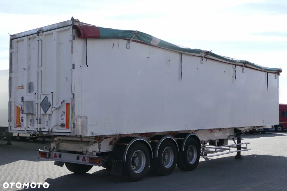 Benalu WYWROTKA ALUMINIOWA / 75 M3 / KLAPO-DRZWI / OŚ PODNOSZONA - 8