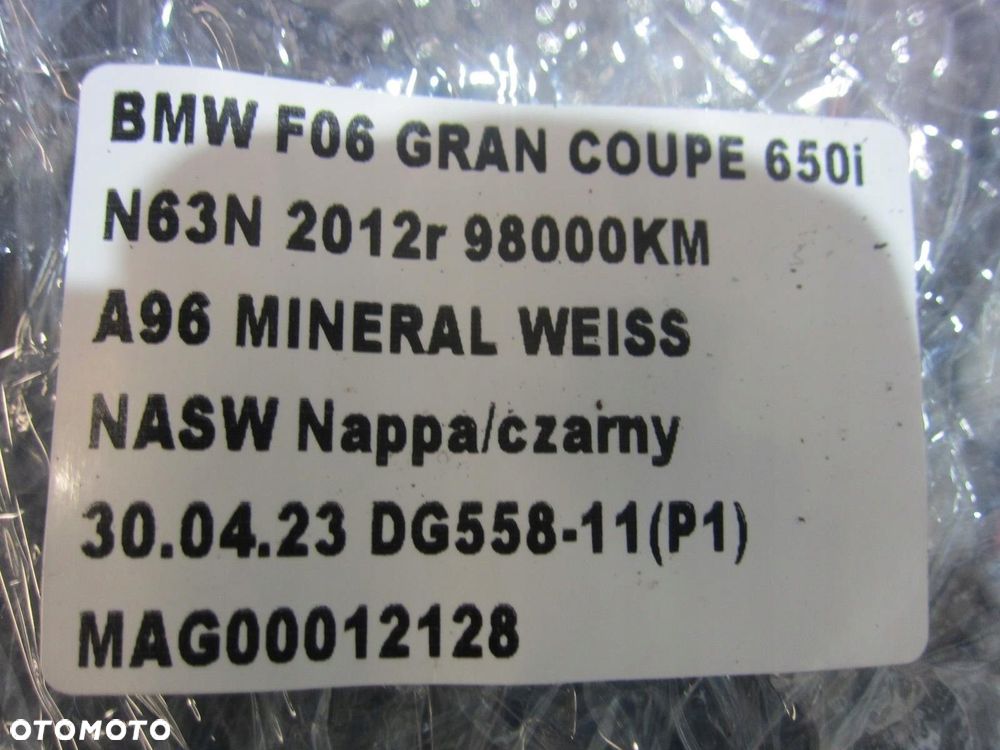 BMW 6 F06 GRAN COUPE WIĄZKA BAGAŻNIKA LAMPY TYLNEJ LEWY TYŁ 9326207 - 11