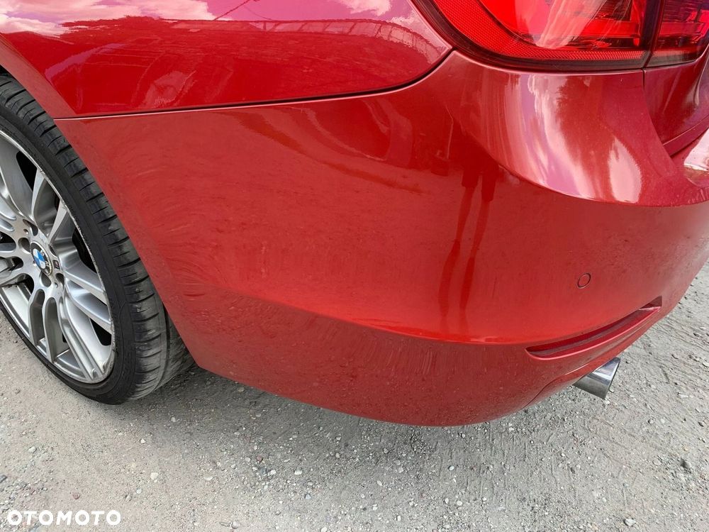 Zderzak tył tylny BMW 3 F30 sedan czerwony A75 WWA - 2