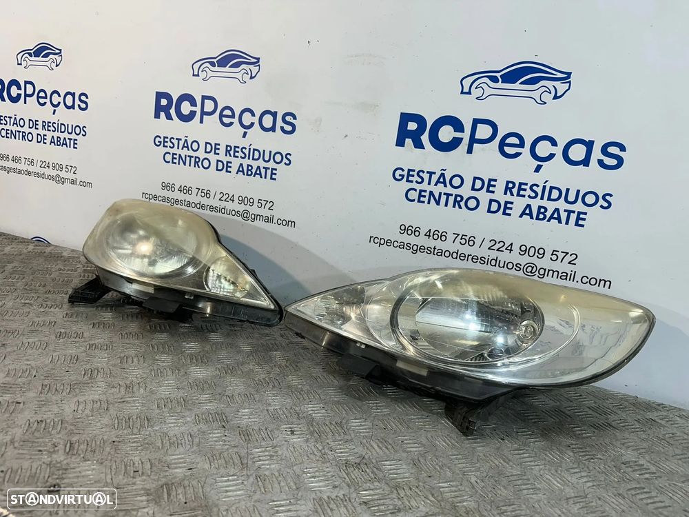 .Oticas Farol Frente Frontal Esquerda Direita Original PSA Peugeot 107 Citroen C1 - 3