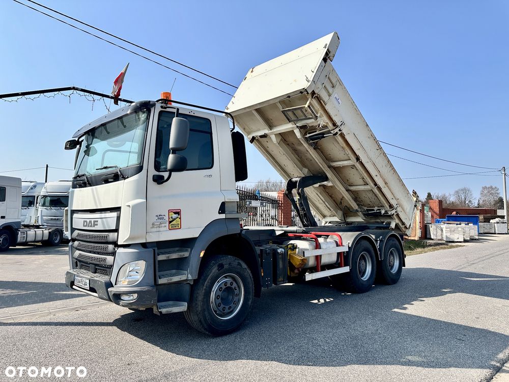 DAF CF 410 Euro 6 6x4 Wywrotka 5,20 m + BORDMATIC Klapo-drzwi