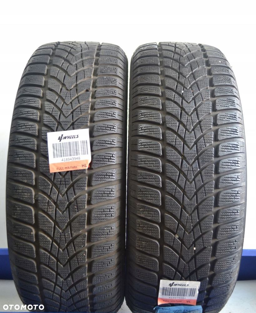 205/55R16 91H DUNLOP WINTER SPORT 4D x2szt 8660z - 2