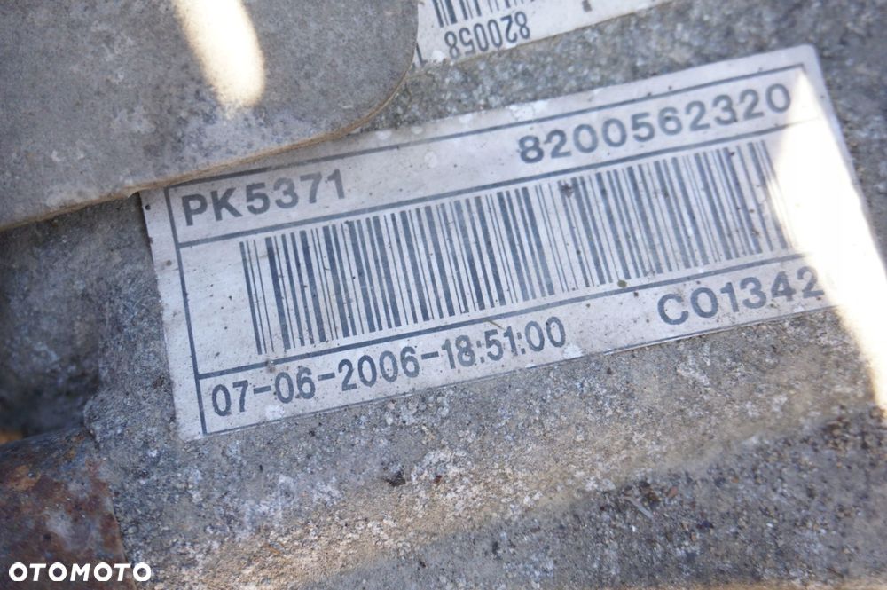 SKRZYNIA BIEGÓW PK5371 PK5 371 RENAULT MASTER II NISSAI INTERSTAR 2.5 DCI - 3