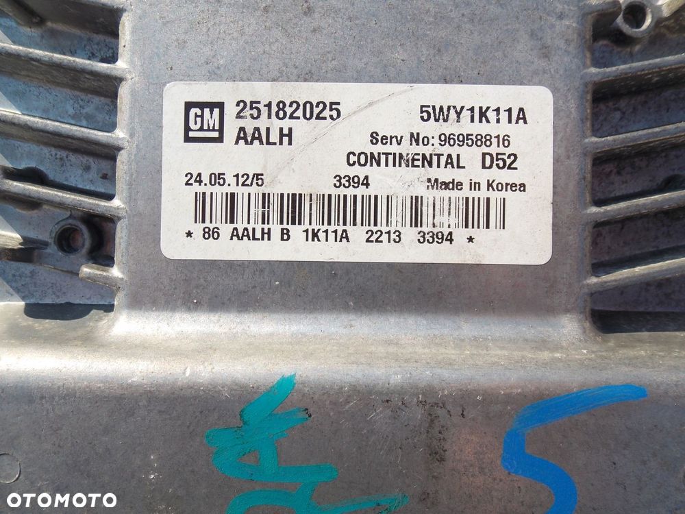 komputer chevrolet spark 1.0 b 25182025 5wk1k11a - 2