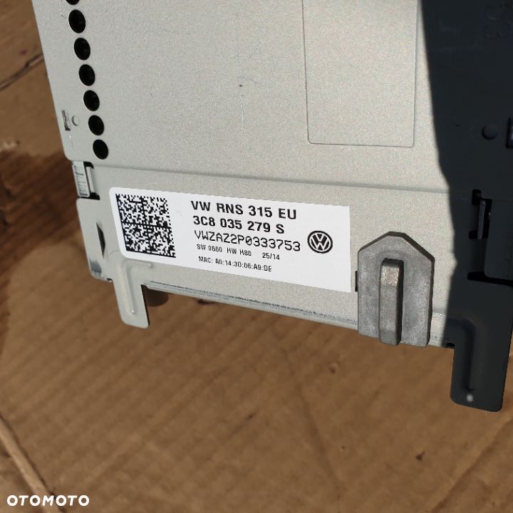 VW PASSAT B7 CC RADIO NAWIGACJA 3C8035279S  14R - 4