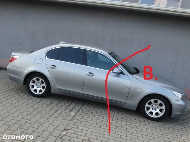 BMW 5 E60 Europa Ćwiartka Podłużnica Fartuch Przód  Lewy Prawy A08/7 SILBERGRAU - 7