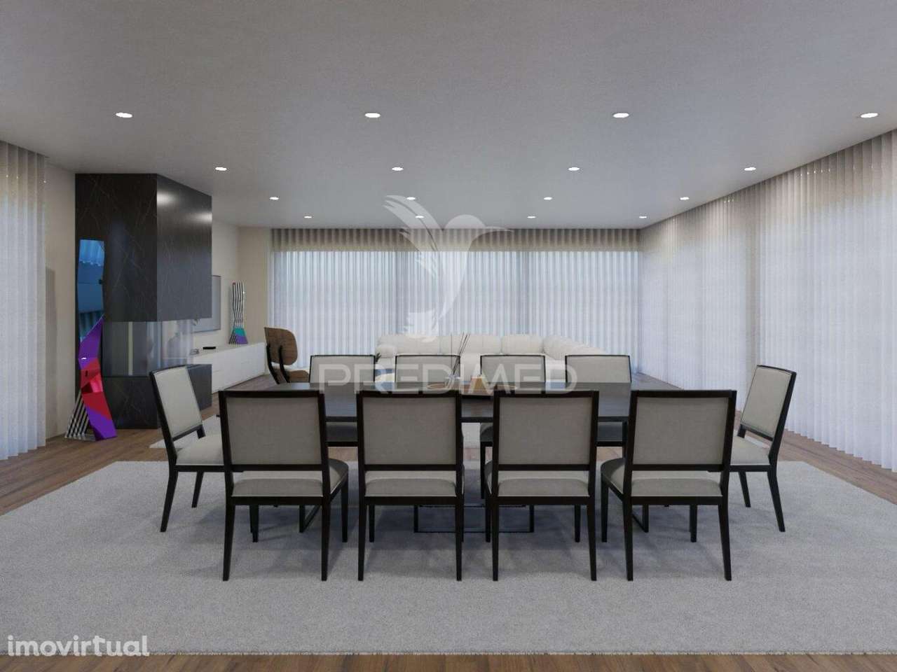 Moradia com acabamentos de luxo, jardim e piscina - Grande imagem: 4/40