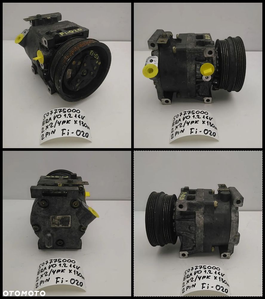 FIAT LANCIA ALFA ROMEO IVECO JEEP FI001-FI064 SPRĘŻARKA KOMPRESOR KLIMATYZACJI AUKCJA (1) - 8