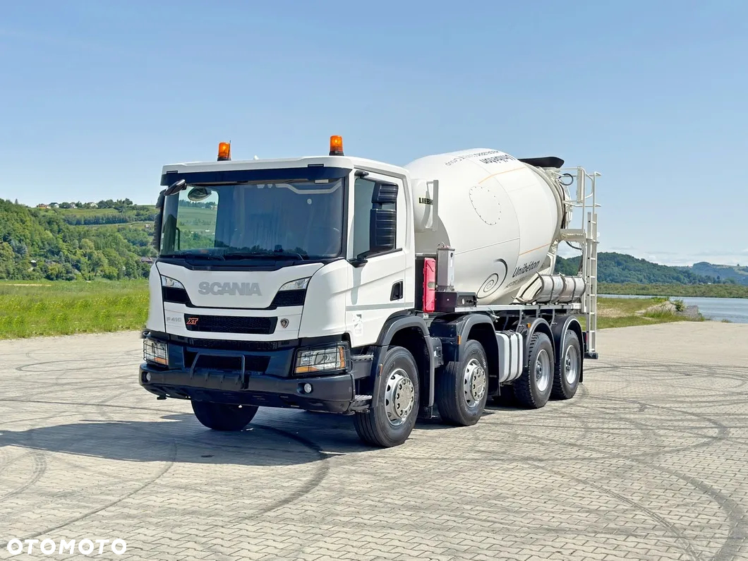 Scania SCANIA P 410 XT * BETONOMIESZARKA / 8x4 * STAN BDB - 2