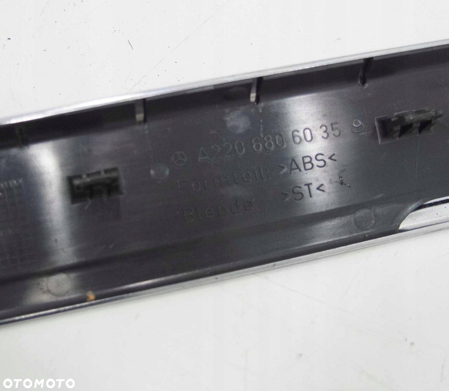 LISTWY PROGOWE CHROM KPL MERCEDES W220 5.5 AMG - 5