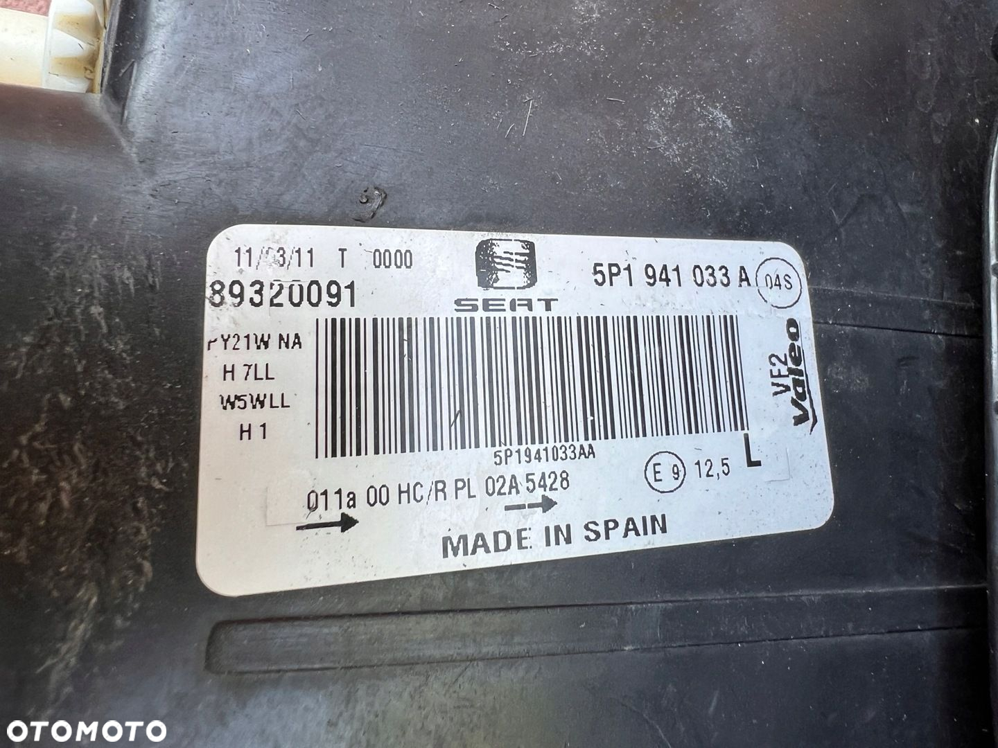 Lampa przednia SEAT LEON II ALTEA TOLEDO III LIFT EUROPA ORYGINALNA VALEO - 4