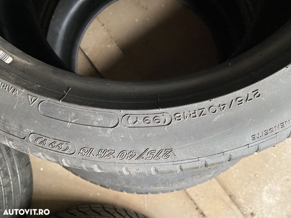 Vand anvelope 275/40/18 michelin de vară noi - 4