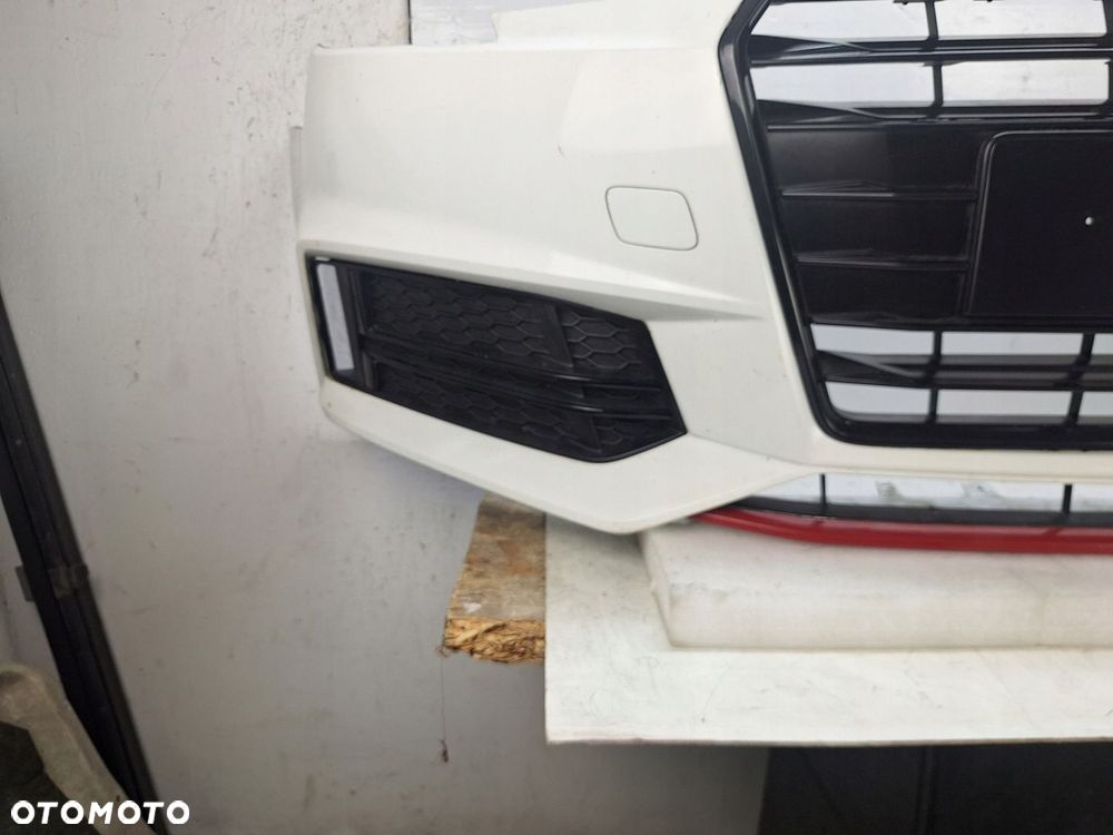 ZDERZAK AUDI S4 A4 S-LINE B9 8W 2017-2019 GRILL PRZED LIFTEM BLACK EDIT OE - 5