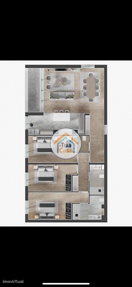 Apartamento T3 Novo - Canidelo - Grande imagem: 5/16