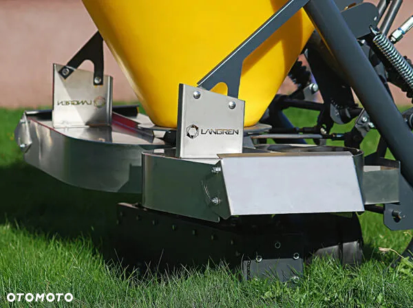 Rozsiewacz nawozów sadowniczy lej dwutalerzowy 300 L Hydraulika Langren Transport Raty - 3