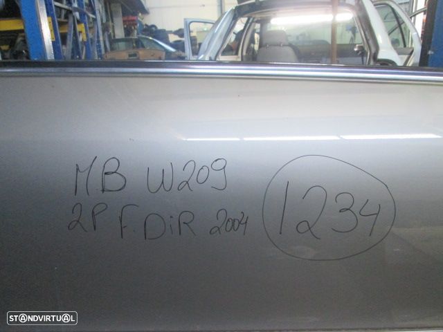 Porta REF1234 MERCEDES W209 2004 2P CINZA FD - 1