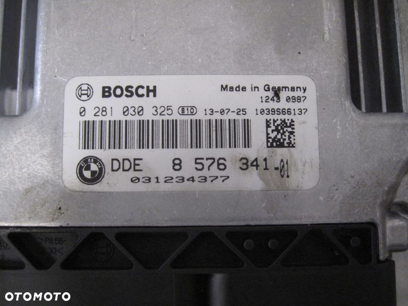 BMW 1 118D F20 KOMPUTER ZESTAW DO ODPALENIA 0281030325 8576341 - 2