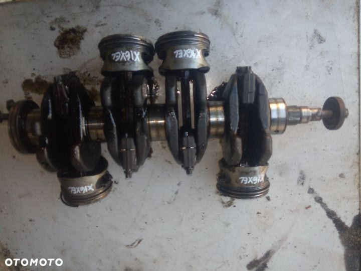 OPEL ASTRA vectra  1,6 16V wał korbowy tłok korbowód X16XEL