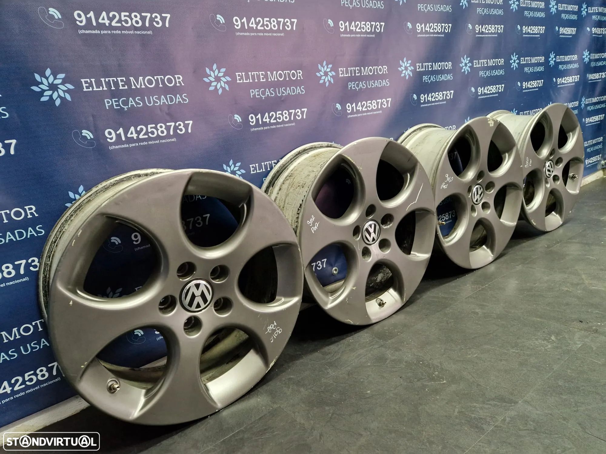 Jantes usadas VW GOLF V 5 GT 17 5X112 ORIGINAIS JETTA TOURAN - 1