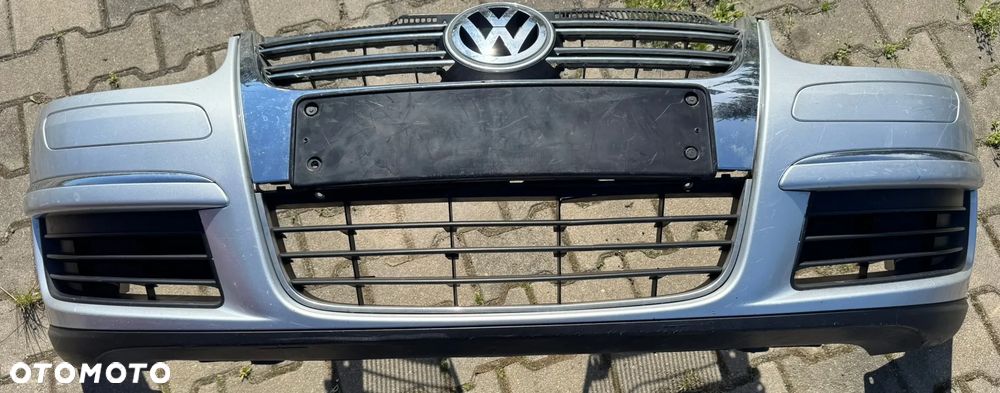 VW Golf 5 Kombi Jetta 1K5 zderzak przód przedni LA7W - 1