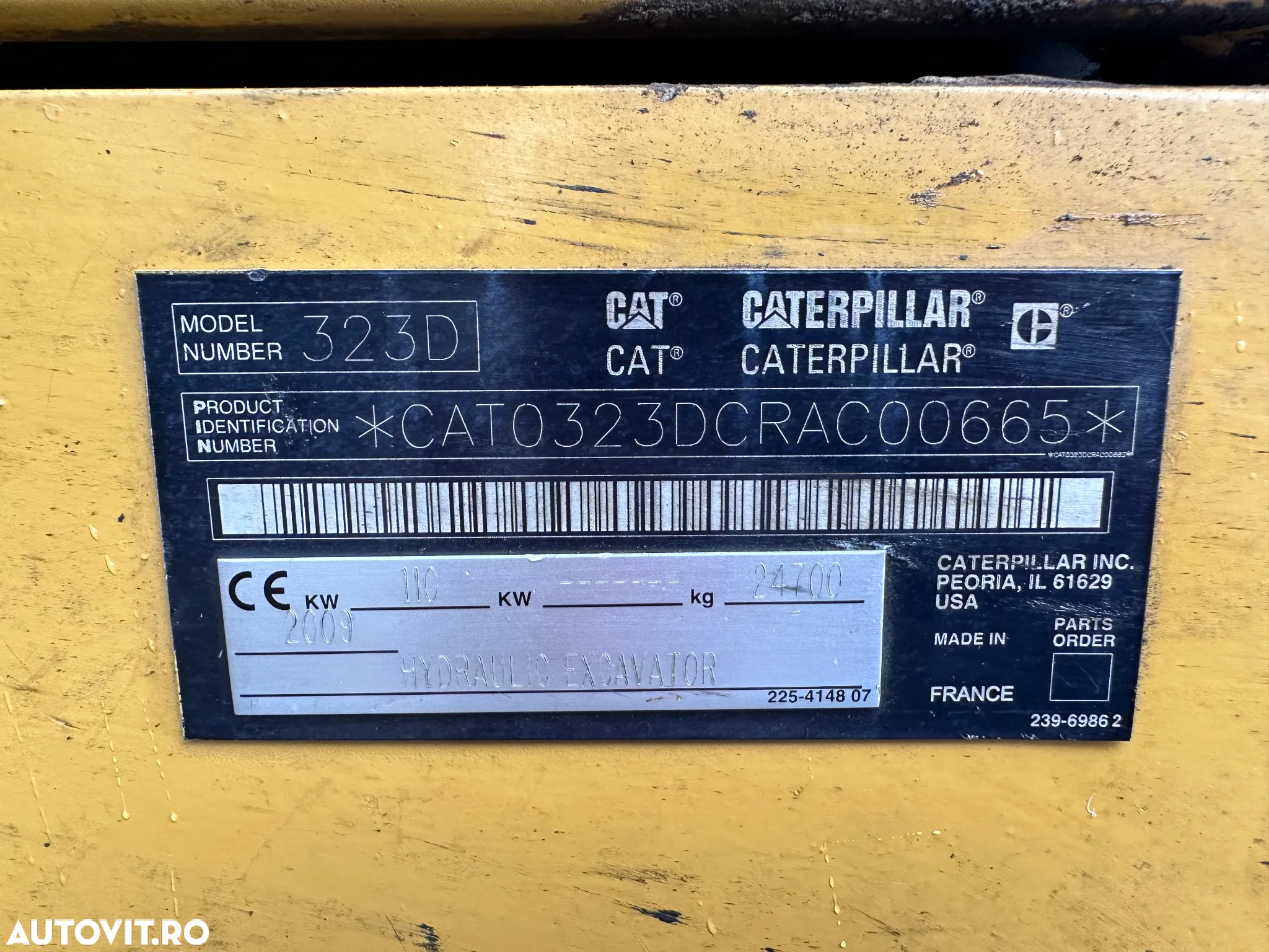 Caterpillar 323D SA VA / Cale de rulare NOUA - 11