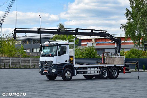Mercedes-Benz AROCS 2636 / 6x4 / HIAB XS 144 HIDUO / WYSUW x4 / ROTATOR / STEROWANIE RADIOWE / UDT / PODPORY HYDRAULICZNE / PLATFORMA / AUTOMAT / SPROWADZONY