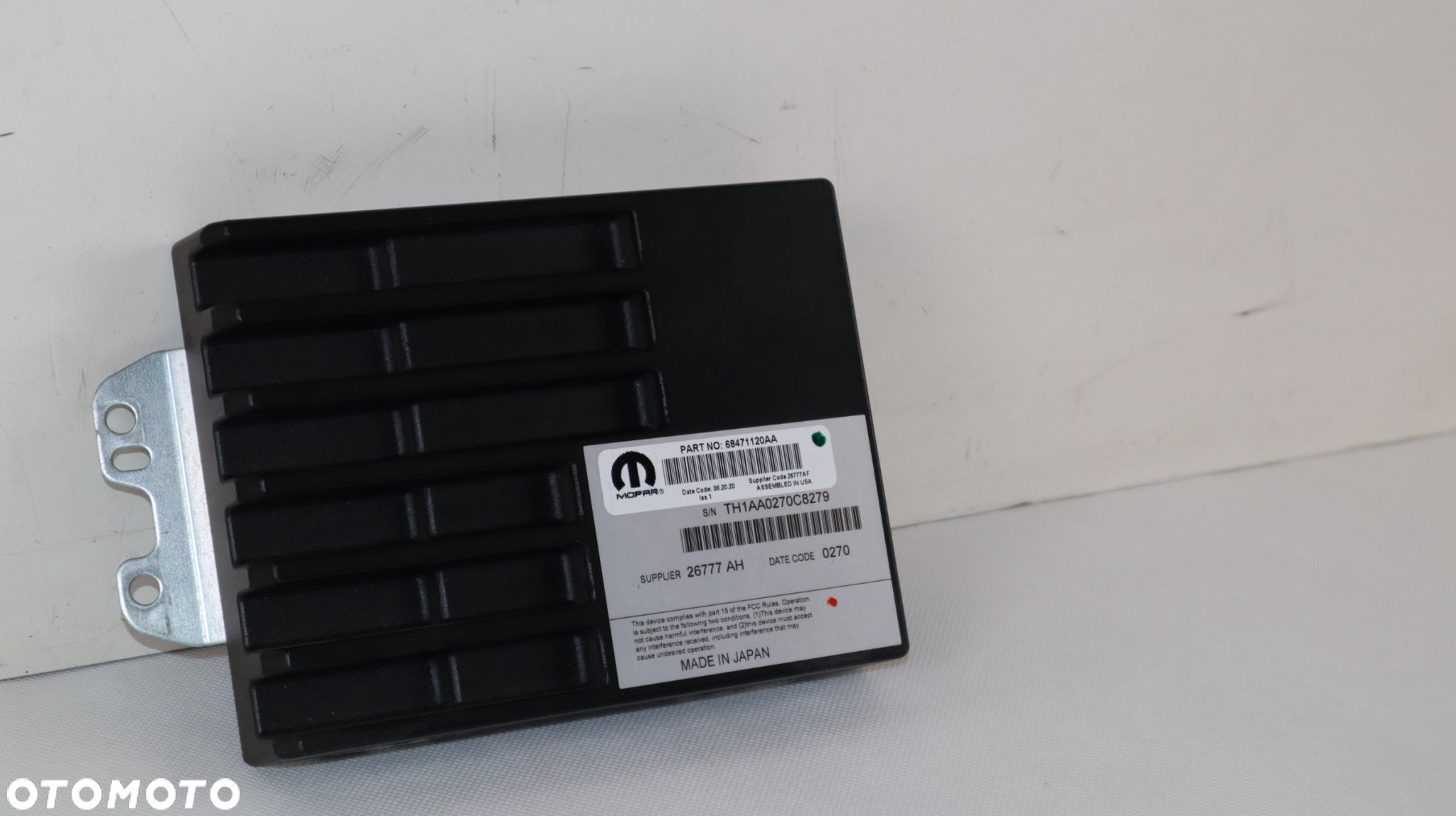 JEEP WRANGLER JL 18- WZMACNIACZ 68471120AA - 3