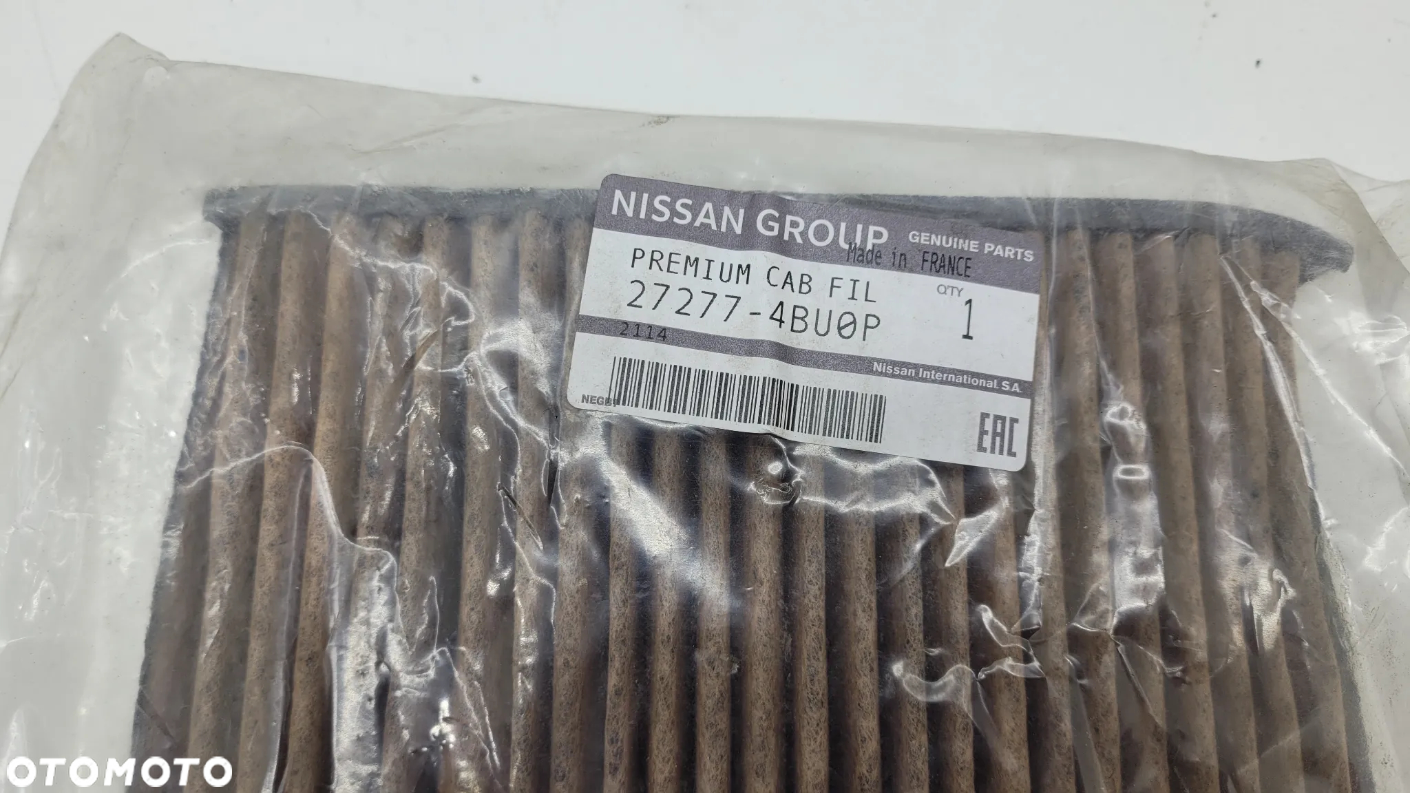 FILTR KABINY NISSAN QASHQAI II, X-TRIALL III 11.13- Z WĘGLEM AKTYWNYM - 2
