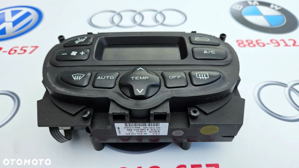 CITROEN XSARA PICASSO Panel klimatyzacji AC Panel sterowania nawiewem 96314105ZR - 2