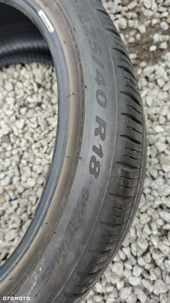 OPONY CAŁOROCZNE Pirelli Pzero 225/40 r18 4.8MM 2020r Letnie 4 sztuki - 18