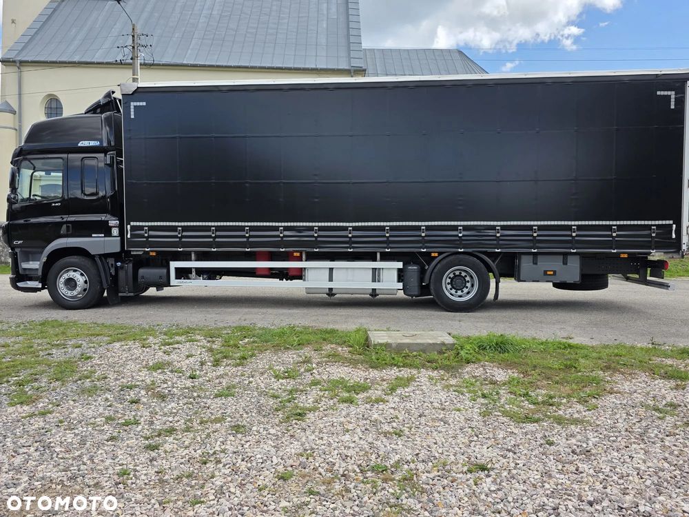 DAF CF340 / FIRANKA / AUTOMAT / DUŻY 11 LITROWY SILNIK / WINDA  / 23 PALETY / KLIMA POSTOJOWA / E6 / 8000 ŁADOWNOŚĆ / AUTOMAT / SYPIALKA /JEDEN WŁAŚCICIEL / SPROWADZONY / - 13