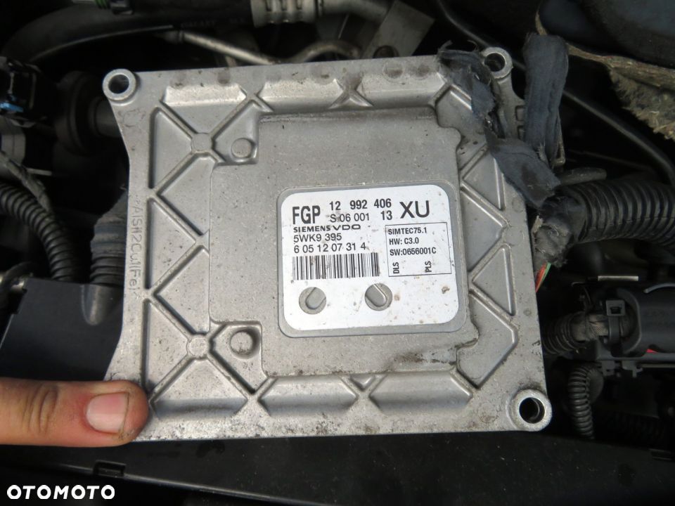 STEROWNIK SILNIKA KOMPUTER ASTRA III H 1.8 16V 12992406 5WK9395 OPEL 2004-2006 - 2