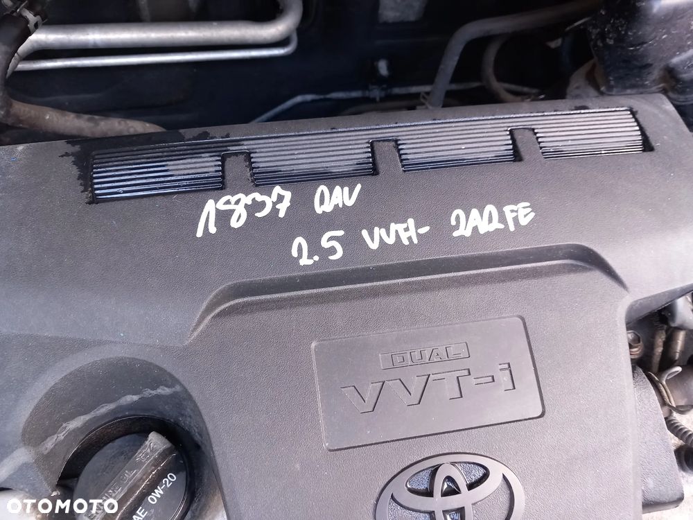 TOYOTA RAV4 SILNIK 2.5 178KM BENZYNA OZNACZENIE: 2AR-FE - 2